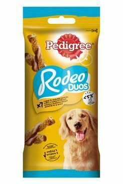 Pedigree Pochoutka Rodeo Duo kuře a slanina 123g