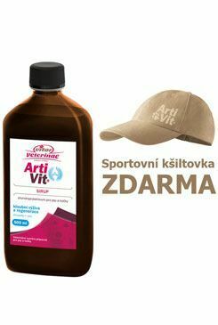 VITAR Veterinae ArtiVit Sirup 500ml+kšiltovka béž