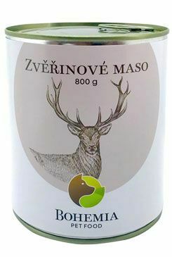 BOHEMIA Zvěřinové maso ve vlastní šťávě 800g