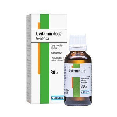 Vitamin C drops 30ml Generica