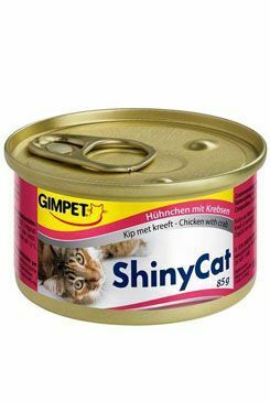 Gimpet kočka konz. ShinyCat kuře+krab 70g