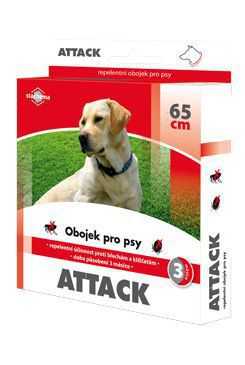 Attack obojek antiparazitární 65cm pes