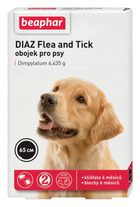 Beaphar Obojek antipar. pes DIAZ Flea&Tick 65cm 1ks