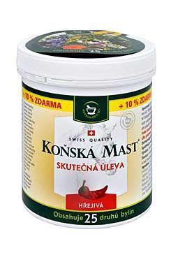 Koňská mast hřejivá 500ml