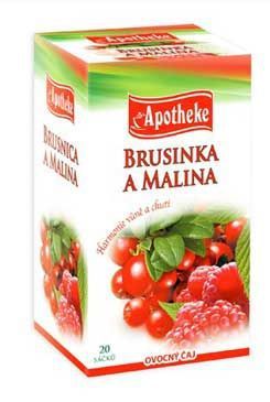 Čaj Apotheke Brusinka a malina 20sacc