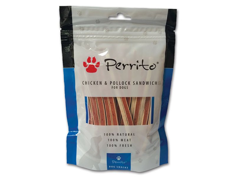 Perrito Chicken&Pollock Sandwich pro psy 100g