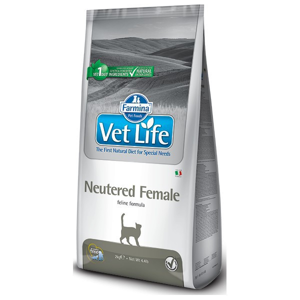 Vet Life Natural CAT Neutered Female 2kg