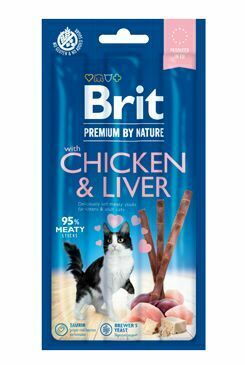 Brit Premium Cat by Nature Sticks Chicken&Liver(3pcs)