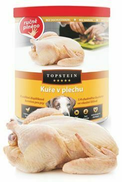 Topstein Kuře v plechu 800g