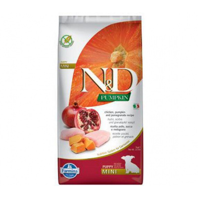 N&D Pumpkin DOG Puppy Mini Chicken & Pomegranate 7kg