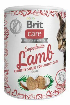 Brit Care Cat Snack Superfruits Lamb 100g