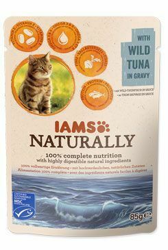 Iams Cat tuňák v omáčce kapsa 85g