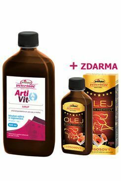 VITAR Veterinae ArtiVit Sirup 500ml+losos.olej 200ml