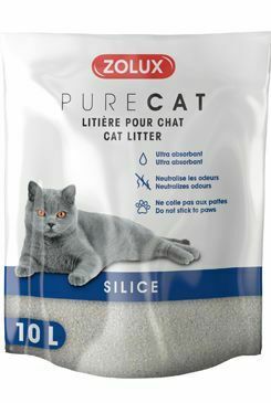 Podestýlka PURECAT natural silica 10l Zolux