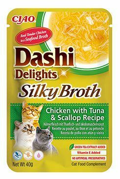 Churu Cat Dashi Delights Silky Broth Chick&Tun&Scal40g