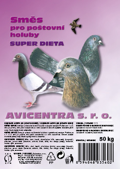 Avicentra Super dieta holub 25kg