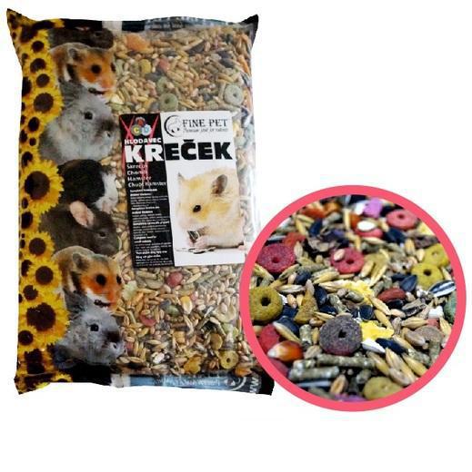 FINE PET Křeček premium 800g