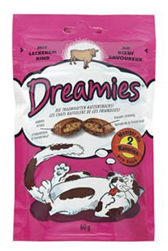 Dreamies kočka pochoutka s hovězím 60g