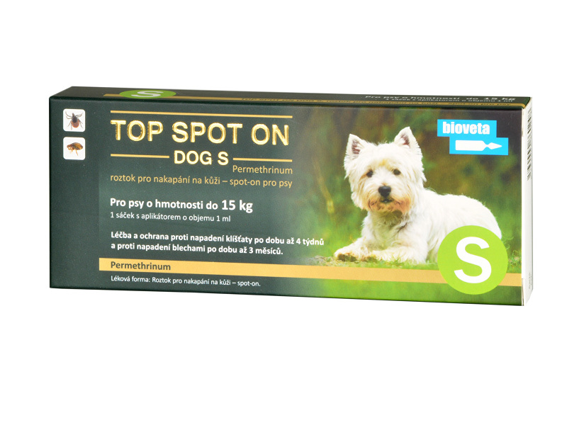 Top spot on Dog S 1x1ml (do 15kg)