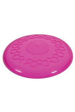 Hračka pes FRISBEE TPR POP 23 cm růžová Zolux - new