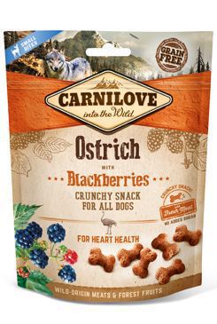 Carnilove Dog Crunchy Snack Ostrich&Blackberries 200g