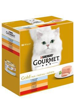 Gourmet Gold Mltp konz. kočka paštiky 8x85g