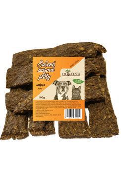 NATURECA pochoutka Masové pláty - Ryba,  100%maso 100g