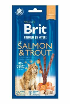 Brit Premium Cat by Nature Sticks Salmon&Trout(3pcs)