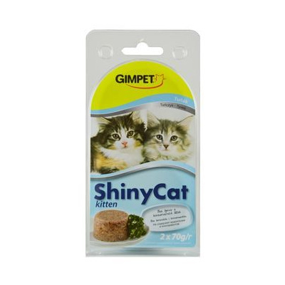 Gimpet kočka konz. ShinyCat  Junior tuňák 2x85g