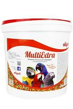 Krmivo pro Papoušky velké  MULTIEXTRA extrud. 5kg