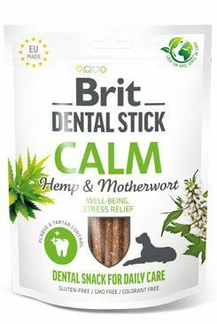 Brit Dog Dental Stick Calm Hemp&Motherwort 7ks