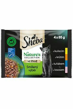 Sheba kapsa Nature Mix výběr 4x85g