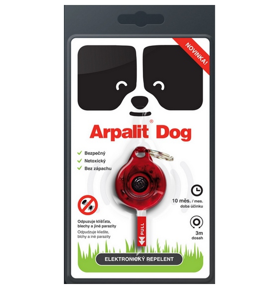 Elektr. odpuzovač klíšťat Arpalit Dog pro psy 1ks