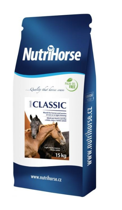 Nutri Horse Müsli Classic pro koně 15kg NEW