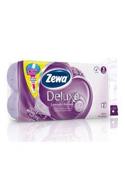 Wc toaletní papír ZEWA Deluxe Aqua Tube Lavende 3V 8ks