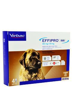 Effipro DUO Dog XL (40-60kg) 402/120 mg, 4x4,02ml