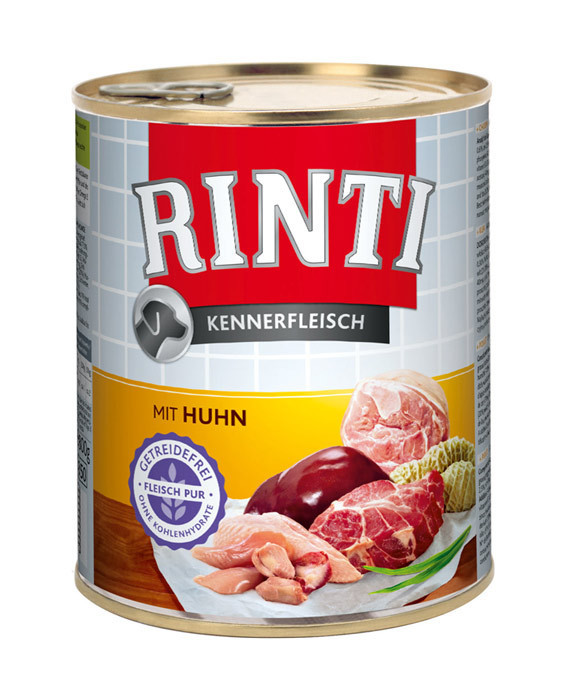 Rinti Dog konzerva kuře 800g