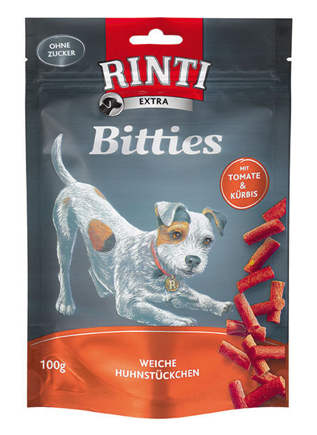 Rinti Dog pochoutka Extra Mini-Bits rajče+dýně  100g