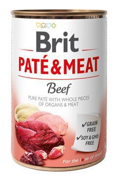 Brit Dog konz Paté & Meat Beef 400g