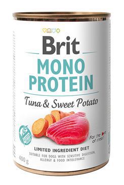 Brit Dog konz Mono Protein Tuna & Sweet Potato 400g