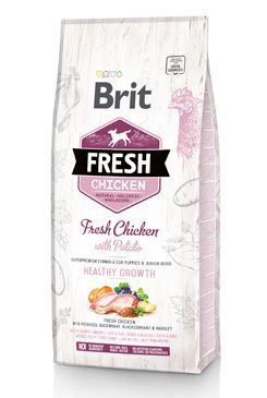 Brit Dog Fresh Chicken&Potato Puppy Healthy Growth12kg