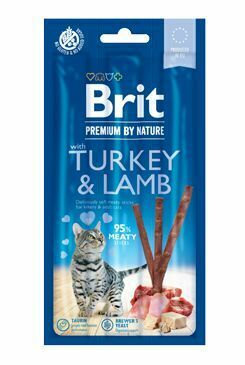 Brit Premium Cat by Nature Sticks Turkey&Lamb(3pcs)