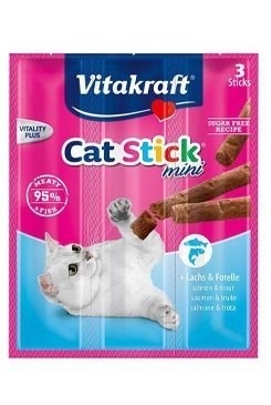 Vitakraft Cat pochoutka Stick mini Salmon+Trout 3x6g