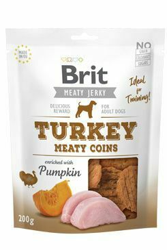 Brit Jerky Turkey Meaty Coins 200g