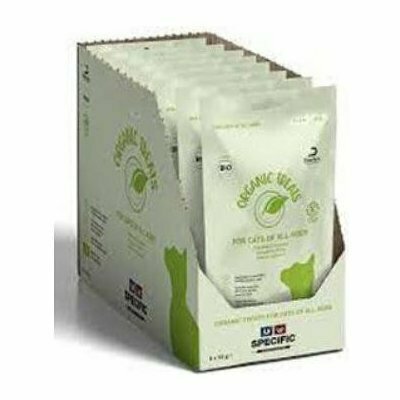 Specific pochoutka FT-BIO Organic Treats 8x50g kočka