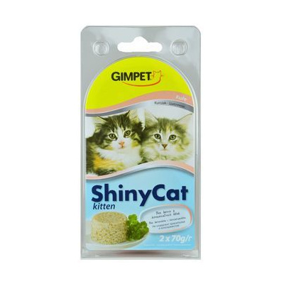 Gimpet kočka konz. ShinyCat  Junior kuře 2x85g