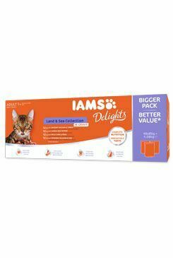 Iams Cat mix masa v omáčce multipack 4080g