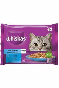 Whiskas kaps. Core rybí výběr v želé 4x85g