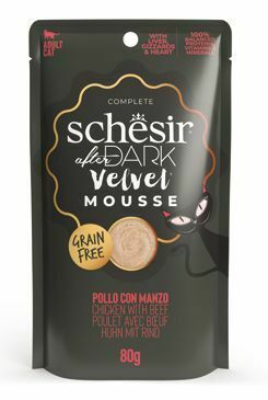 Schesir Cat kapsa After Dark Velv.Mousse kuře/hově.80g