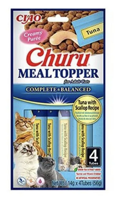 Churu Cat Meal Topper Tuna Recipe 4x14g